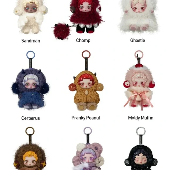 Ratty Bear ・Pranky Peanut Skullpanda You Found Me! Set of 3